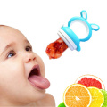 Meilleur support congelé mamelon de dentition Amazon fruits frais Silicone grignoteuse alimentation sucette pour bébé nourriture filet factice